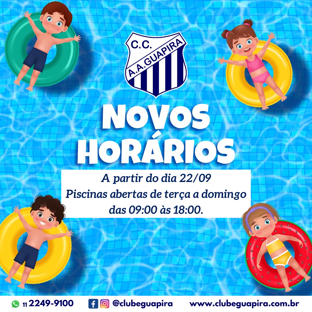 Novos Hor rios Das Piscinas Clube Guapira novos-hor-rios-das-piscinas-clube-guapira